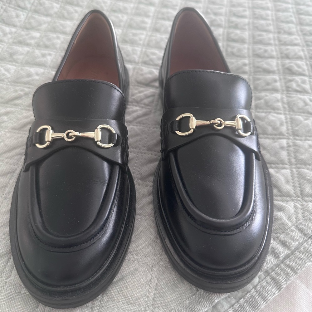 Madewell The Vernon Bit Hardware Loafer in Leather Womens size 6.